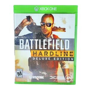 Battlefield Hardline Deluxe Edition Microsoft Xbox DICE EA with Inserts Tested